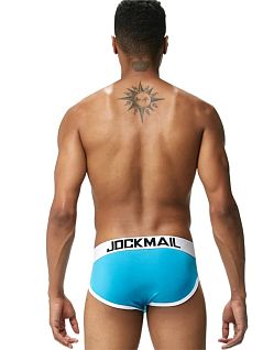 Оригинальные брифы из модала синего цвета JOCKMAIL RTJM2041-9
